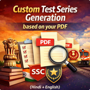 Custom Test Series Generation Custom Test Series Generation